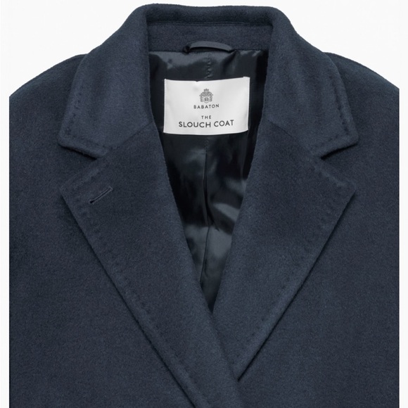 Aritzia babaton, the slouch coat mid lengths black - Picture 5 of 10